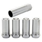 McGard Wheel Lock Nut Set - 4pk. (Tuner / Cone Seat) M14X1.5 / 1in. Hex / 1.935in. Length - Chrome thumbnail 6