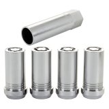 McGard Wheel Lock Nut Set - 4pk. (Tuner / Cone Seat) M14X1.5 / 1in. Hex / 1.935in. Length - Chrome thumbnail 7