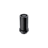 McGard Wheel Lock Nut Set - 4pk. (Tuner / Cone Seat) M14X1.5 / 1in. Hex / 1.935in. Length - Black thumbnail 2