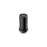 McGard Wheel Lock Nut Set - 4pk. (Tuner / Cone Seat) M14X1.5 / 1in. Hex / 1.935in. Length - Black thumbnail 4