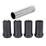 McGard Wheel Lock Nut Set - 4pk. (Tuner / Cone Seat) M14X1.5 / 22mm Hex / 1.648in. Length - Black thumbnail 4