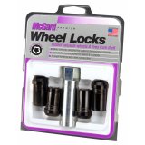 McGard Wheel Lock Nut Set - 4pk. (Tuner / Cone Seat) M14X1.5 / 22mm Hex / 1.648in. Length - Black thumbnail 6
