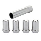 McGard Wheel Lock Nut Set - 4pk. (Tuner / Cone Seat) M12X1.25 / 13/16 Hex / 1.24in. Length - Chrome thumbnail 2