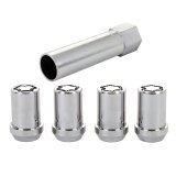 McGard Wheel Lock Nut Set - 4pk. (Tuner / Cone Seat) M12X1.25 / 13/16 Hex / 1.24in. Length - Chrome thumbnail 5