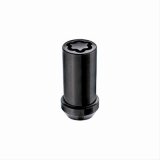 McGard Wheel Lock Nut Set - 4pk. (Tuner / Cone Seat) 1/2-20 / 13/16 Hex / 1.60in. Length - Black thumbnail 2