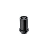 McGard Wheel Lock Nut Set - 4pk. (Tuner / Cone Seat) 1/2-20 / 13/16 Hex / 1.60in. Length - Black thumbnail 4