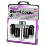 McGard Wheel Lock Nut Set - 4pk. (Tuner / Cone Seat) 1/2-20 / 13/16 Hex / 1.60in. Length - Black thumbnail 6