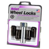 McGard Wheel Lock Nut Set - 4pk. (Tuner / Cone Seat) 1/2-20 / 13/16 Hex / 1.60in. Length - Black thumbnail 7