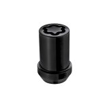 McGard Wheel Lock Nut Set - 4pk. (Tuner / Cone Seat) M12X1.5 / 13/16 Hex / 1.24in. Length - Black thumbnail 2