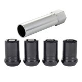 McGard Wheel Lock Nut Set - 4pk. (Tuner / Cone Seat) M12X1.5 / 13/16 Hex / 1.24in. Length - Black thumbnail 6