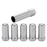 McGard Wheel Lock Nut Set - 5pk. (Tuner / Cone Seat) 1/2-20 / 13/16 Hex / 1.60in. L. - Chrome thumbnail 1