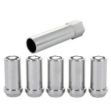 McGard Wheel Lock Nut Set - 5pk. (Tuner / Cone Seat) 1/2-20 / 13/16 Hex / 1.60in. L. - Chrome thumbnail 5