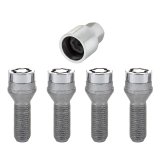 McGard Wheel Lock Bolt Set - 4pk. (Cone Seat) M14X1.5 / 19mm Hex / 31.0mm Shank Length - Chrome thumbnail 5