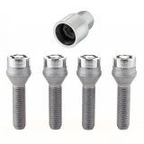 McGard Wheel Lock Bolt Set - 4pk. (Cone Seat) M12X1.5 / 17mm Hex / 40.5mm Shank Length - Chrome thumbnail 3