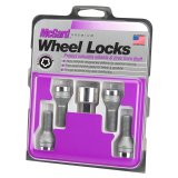 McGard Wheel Lock Bolt Set - 4pk. (Cone Seat) M12X1.5 / 17mm Hex / 25.5mm Shank Length - Chrome thumbnail 5