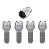 McGard Wheel Lock Bolt Set - 4pk. (Cone Seat) M12X1.75 / 19mm Hex / 28.9mm Shank Length - Chrome thumbnail 7