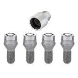 McGard Wheel Lock Bolt Set - 4pk. (Cone Seat) M12X1.5 / 17mm Hex / 22.2mm Shank Length - Chrome thumbnail 6