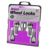 McGard Wheel Lock Bolt Set - 4pk. (Cone Seat) M12X1.25 / 17mm Hex / 22.0mm Shank Length - Black thumbnail 2