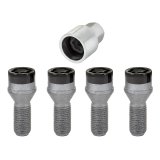 McGard Wheel Lock Bolt Set - 4pk. (Cone Seat) M14X1.25 / 17mm Hex / 27.3mm Shank Length - Black thumbnail 6