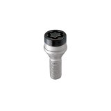 McGard Wheel Lock Bolt Set - 4pk. (Cone Seat) M12X1.25 / 19mm Hex / 25.6mm Shank Length - Black thumbnail 4