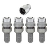 McGard Wheel Lock Bolt Set - 4pk. (Radius Seat) M14X1.5 / 17mm Hex / 28.2mm Shank Length - Chrome thumbnail 1