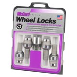 McGard Wheel Lock Bolt Set - 4pk. (Radius Seat) M14X1.5 / 17mm Hex / 28.2mm Shank Length - Chrome thumbnail 5