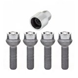 McGard Wheel Lock Bolt Set - 4pk. (Radius Seat) M12X1.5 / 17mm Hex / 39.9mm Shank Length - Chrome thumbnail 7