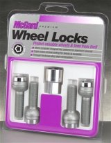 McGard Wheel Lock Bolt Set - 4pk. (Radius Seat) M14X1.5 / 19mm Hex / 35.4mm Shank Length - Chrome thumbnail 2