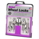 McGard Wheel Lock Bolt Set - 4pk. (Radius Seat) M14X1.5 / 19mm Hex / 35.4mm Shank Length - Chrome thumbnail 7