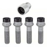 McGard Wheel Lock Bolt Set - 4pk. (Radius Seat) M14X1.5 / 17mm Hex / 45.0mm Shank Length - Black thumbnail 6