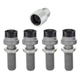 McGard Wheel Lock Bolt Set - 4pk. (Radius Seat) M14X1.5 / 19mm Hex / 35.4mm Shank Length - Black thumbnail 3