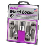 McGard Wheel Lock Bolt Set - 4pk. (Radius Seat) M14X1.5 / 19mm Hex / 35.4mm Shank Length - Black thumbnail 4