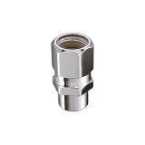 McGard Hex Lug Nut (Drag Racing Short Shank) 1/2-20 / 13/16 Hex / 1.6in. Length (4-Pack) - Chrome thumbnail 1
