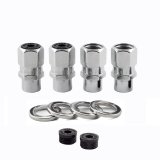 McGard Hex Lug Nut (Drag Racing Short Shank) 1/2-20 / 13/16 Hex / 1.6in. Length (4-Pack) - Chrome thumbnail 3