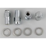 McGard Hex Lug Nut (Long Shank - .946in.) 7/16-20 / 13/16 Hex / 1.85in. Length (4-Pack) - Chrome thumbnail 1