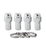 McGard Hex Lug Nut (Long Shank - .946in.) 7/16-20 / 13/16 Hex / 1.85in. Length (4-Pack) - Chrome thumbnail 6
