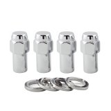 McGard Hex Lug Nut (Long Shank - .946in.) 7/16-20 / 13/16 Hex / 1.85in. Length (4-Pack) - Chrome thumbnail 8