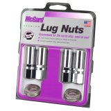 McGard Hex Lug Nut (Drag Racing X-Long Shank) 7/16-20 / 13/16 Hex / 2.475in. Length (4-Pk) - Chrome thumbnail 3