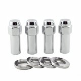 McGard Hex Lug Nut (X-Long Shank) M12X1.5 CTR Washer / 13/16 Hex / 2.27in. Length (4-Pack) - Chrome thumbnail 5