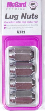 McGard Hex Lug Nut (Cone Seat) 7/16-20 / 13/16 Hex / 1.5in. Length (4-Pack) - Chrome thumbnail 9