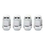 McGard Hex Lug Nut (Cone Seat Bulge Style) 1/2-20 / 3/4 Hex / 1.45in. Length (4-pack) - Chrome thumbnail 3