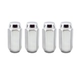 McGard Hex Lug Nut (Cone Seat) M14X1.5 / 22mm Hex / 1.945in. Length (4-Pack) - Chrome thumbnail 3