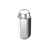 McGard Hex Lug Nut (Cone Seat) M14X1.5 / 22mm Hex / 1.945in. Length (4-Pack) - Chrome thumbnail 4