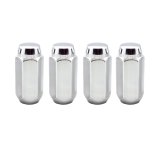 McGard Hex Lug Nut (Cone Seat) M14X1.5 / 22mm Hex / 1.945in. Length (4-Pack) - Chrome thumbnail 6