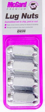 McGard Hex Lug Nut (Cone Seat) M14X1.5 / 13/16 Hex / 1.945in. Length (4-Pack) - Chrome thumbnail 7