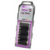 McGard Hex Lug Nut (Cone Seat) M14X1.5 / 13/16 Hex / 1.945in. Length (4-Pack) - Black thumbnail 1
