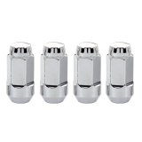 McGard Hex Lug Nut (Cone Seat Bulge Style) M14X1.5 / 13/16 Hex / 1.945in. Length (4-Pack) - Chrome thumbnail 4