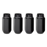 McGard Hex Lug Nut (Cone Seat) M14X1.5 / 22mm Hex / 1.945in. Length (4-Pack) - Black thumbnail 2