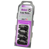 McGard Hex Lug Nut (Cone Seat Bulge Style) 1/2-20 / 3/4 Hex / 1.45in. Length (4-pack) - Black thumbnail 6