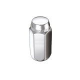 McGard Hex Lug Nut (Cone Seat) M14X1.5 / 22mm Hex / 1.635in. Length (4-Pack) - Chrome thumbnail 4